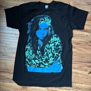 Billie Elish Neon Blue and Green